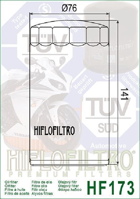 HF173C Filtro aceite HIFLOFILTRO - Imagen 2