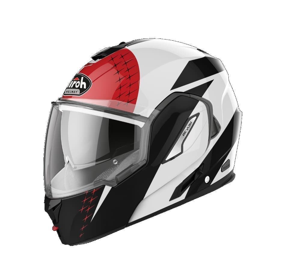 CASCO AIROH REV 19 LEADEN ROJO BRILLO - Imagen 1