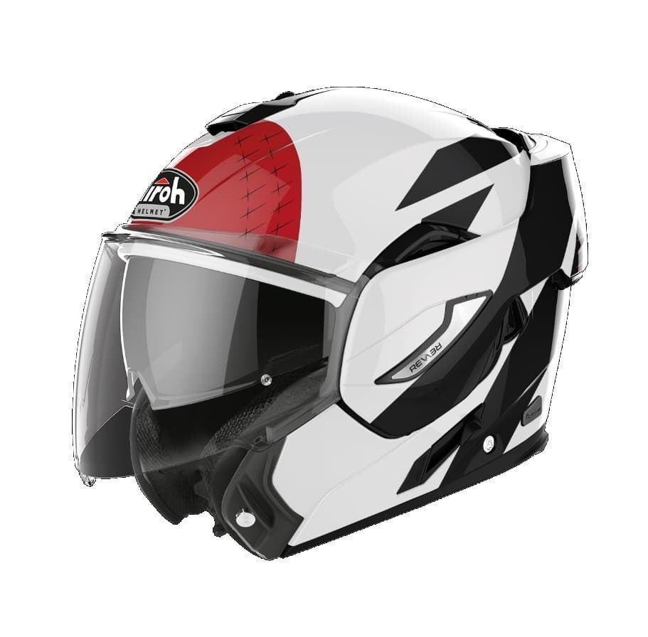 CASCO AIROH REV 19 LEADEN ROJO BRILLO - Imagen 2