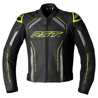 CHAQUETA PIEL S1 MAN NEGRA/FLUOR - Imagen 1