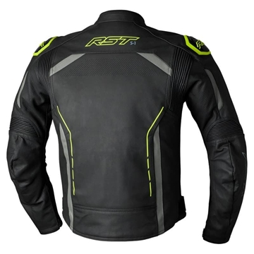 CHAQUETA PIEL S1 MAN NEGRA/FLUOR - Imagen 2