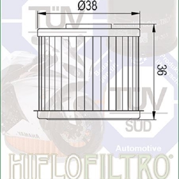 HF117 DCT Filtro aceite HIFLOFILTRO - Imagen 2