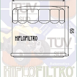 HF129 Filtro aceite HIFLOFILTRO - Imagen 2