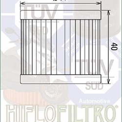 HF131 Filtro aceite HIFLOFILTRO - Imagen 2