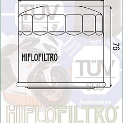 HF134 Filtro aceite HIFLOFILTRO - Imagen 2