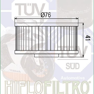 HF144 Filtro aceite HIFLOFILTRO - Imagen 2