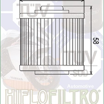 HF145 Filtro aceite HIFLOFILTRO - Imagen 2