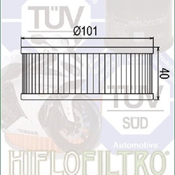 HF146 Filtro aceite HIFLOFILTRO - Imagen 2