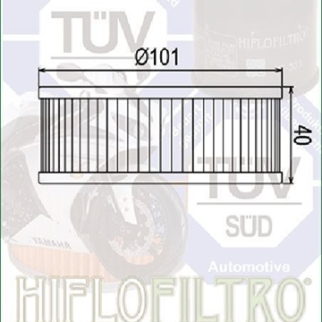 HF146 Filtro aceite HIFLOFILTRO - Imagen 2