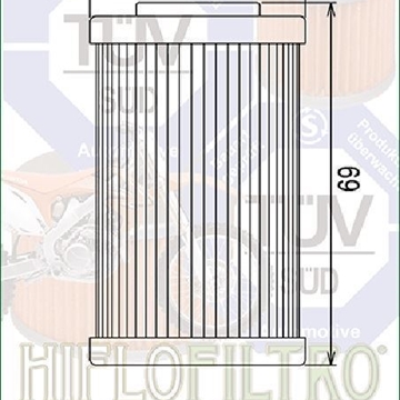 HF155 Filtro aceite HIFLOFILTRO - Imagen 2