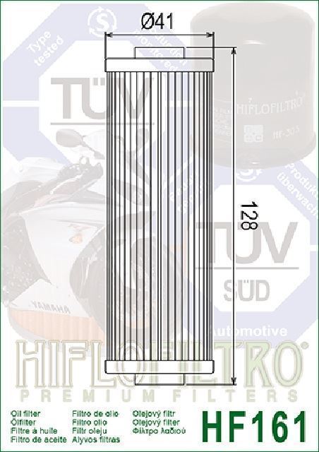 HF161 Filtro aceite HIFLOFILTRO - Imagen 2