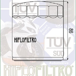 HF174B Filtro aceite HIFLOFILTRO - Imagen 2
