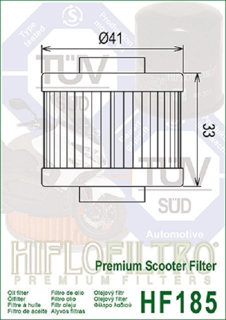 HF185 Filtro aceite HIFLOFILTRO - Imagen 2