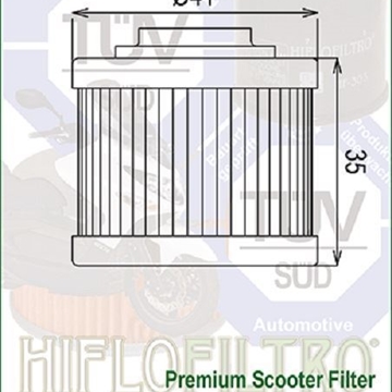 HF186 Filtro aceite HIFLOFILTRO - Imagen 2