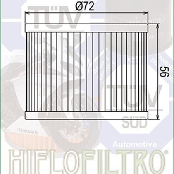 HF531 Filtro aceite HIFLOFILTRO - Imagen 2