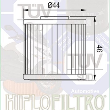 HF568 Filtro aceite HIFLOFILTRO - Imagen 2