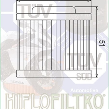 HF569 Filtro aceite HIFLOFILTRO - Imagen 2