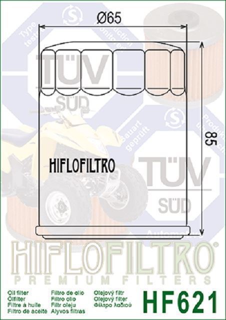 HF621 Filtro aceite HIFLOFILTRO - Imagen 2