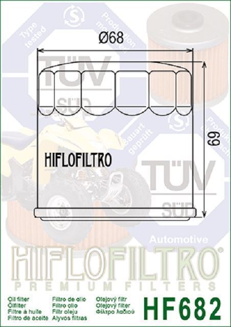 HF682 Filtro aceite HIFLOFILTRO - Imagen 2