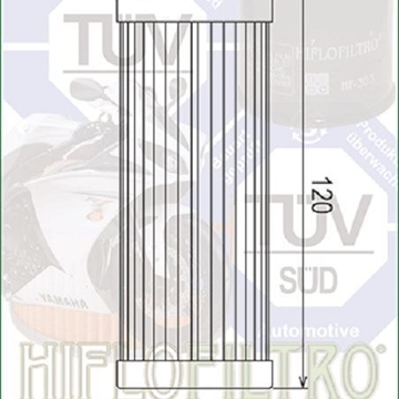 HF895 Filtro aceite HIFLOFILTRO - Imagen 2