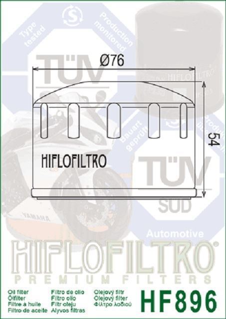 HF896 Filtro aceite HIFLOFILTRO - Imagen 2