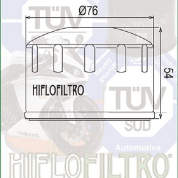 HF896 Filtro aceite HIFLOFILTRO - Imagen 2