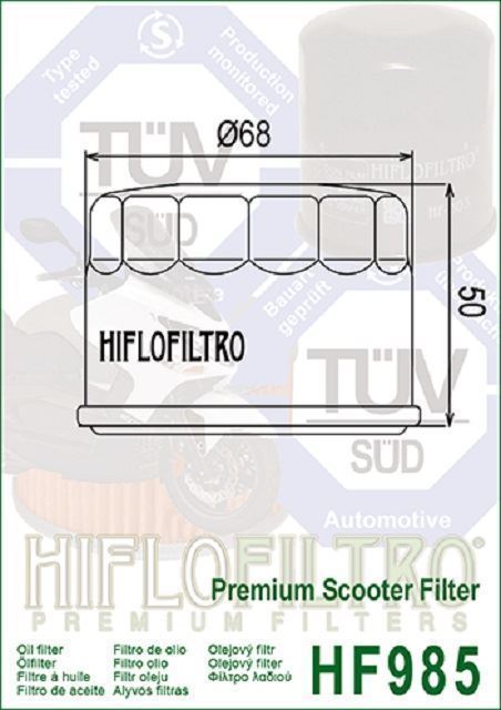HF985 Filtro aceite HIFLOFILTRO - Imagen 2