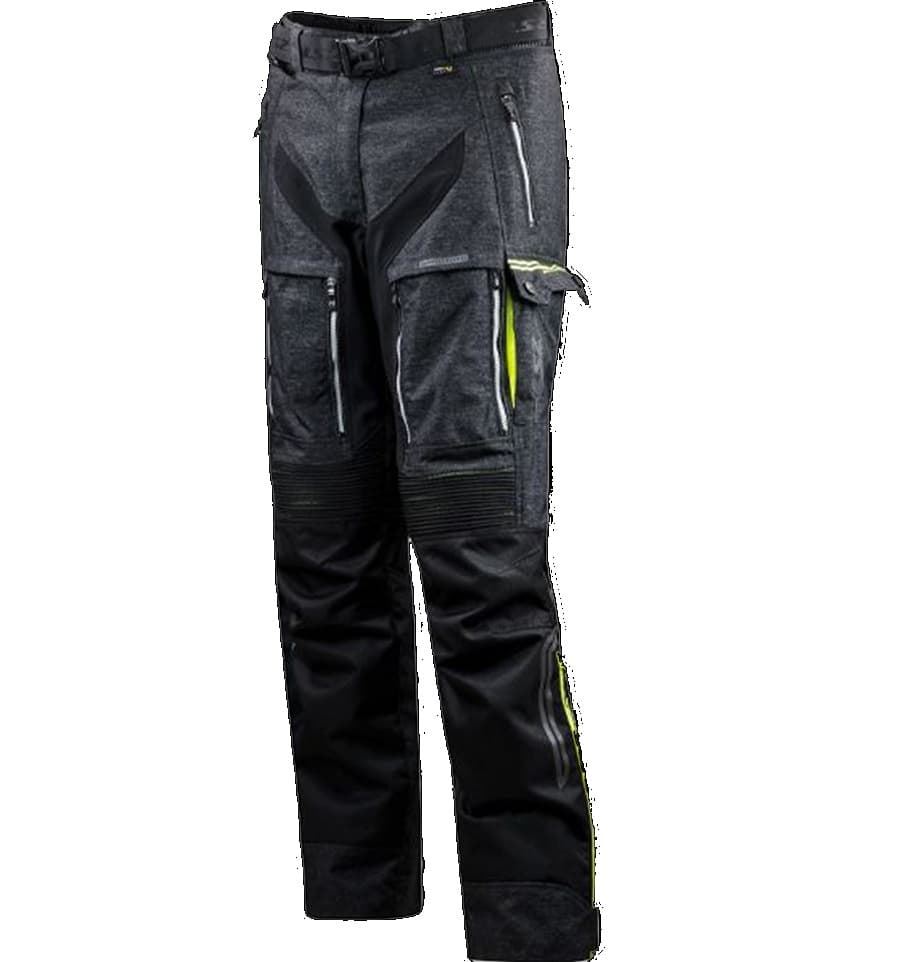 PANTALON LS2 NEVADA LADY NEGRO/FLUOR - Imagen 2